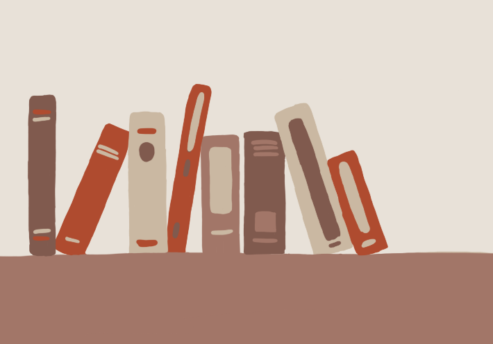 Grafik eines Bücherregals.